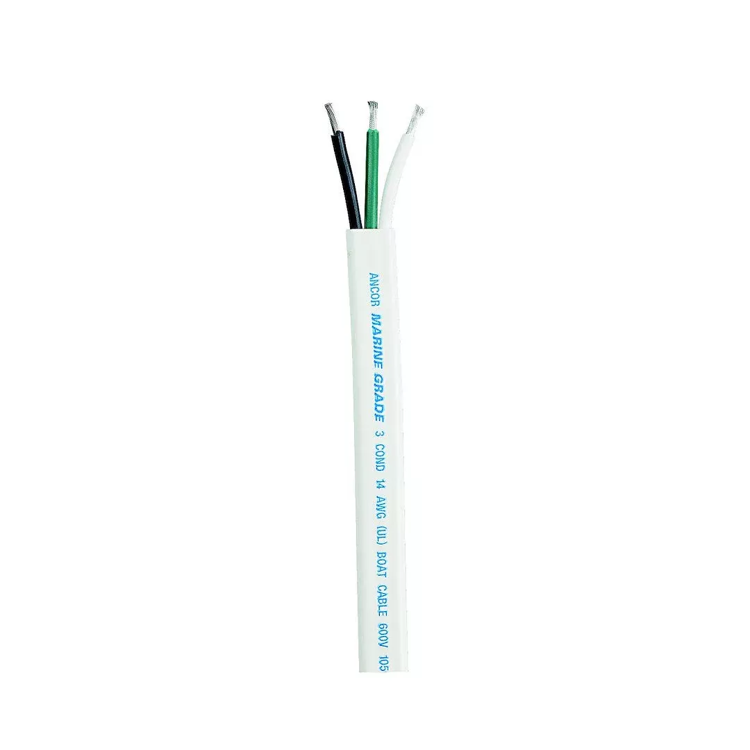 Ancor 131310 Marine Triplex Cable – 12 Gauge, 100 ft