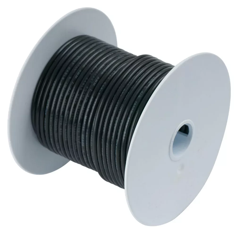 Ancor Black 16 AWG Tinned Copper Wire – 500′ 102050