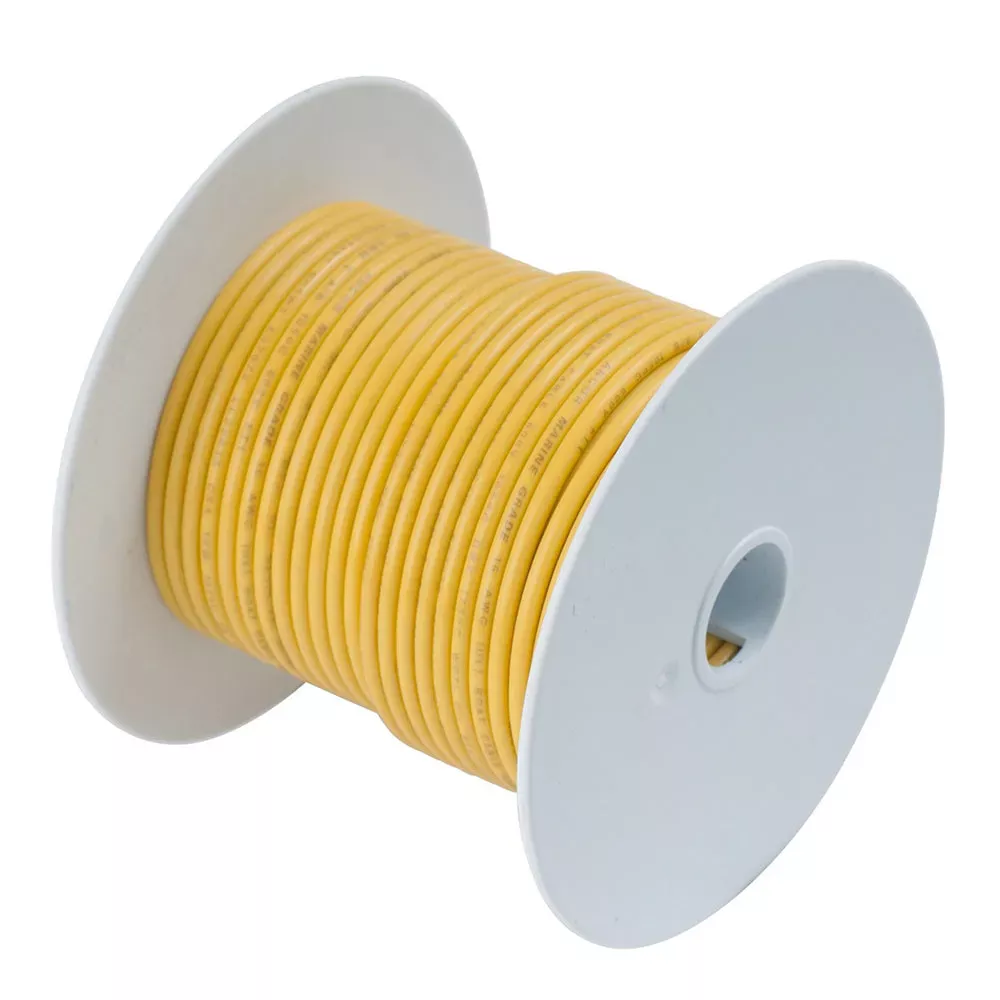 Ancor Yellow 1/0 AWG Tinned Copper Battery Cable – 25′