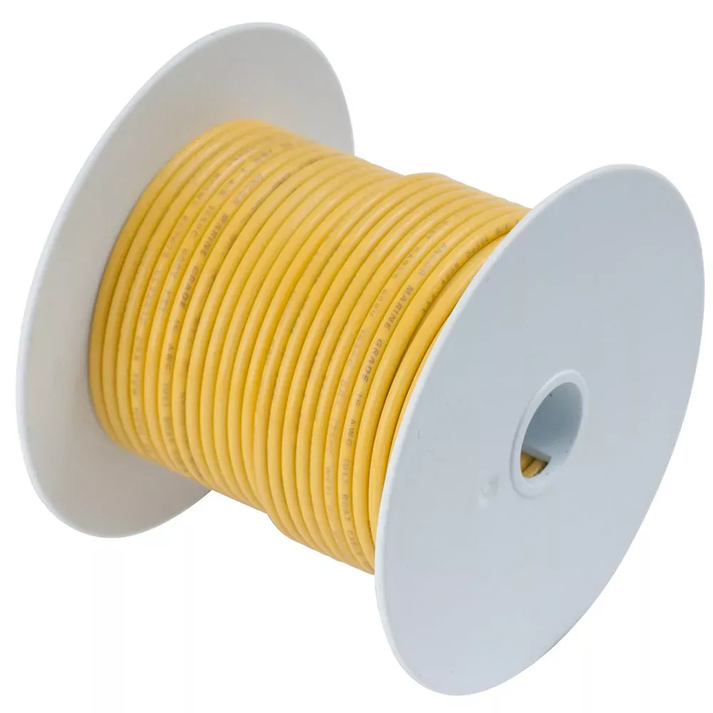 Ancor Yellow 14 AWG Tinned Copper Wire – 500′