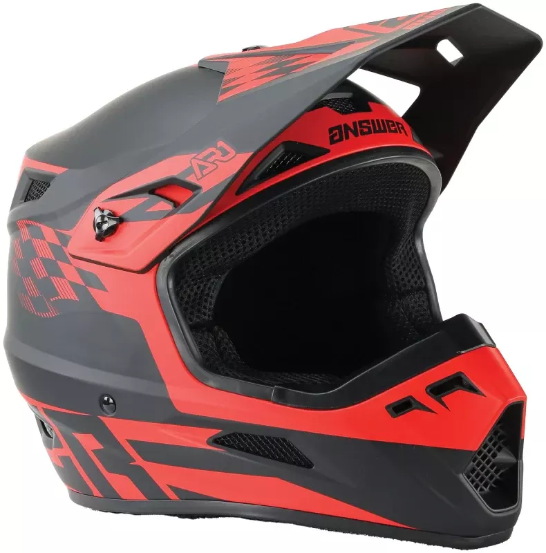 Answer AR1 Sweep Helmet Black/Red – Medium