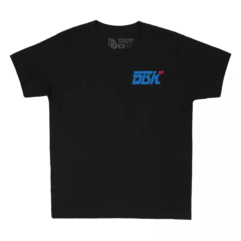 Anthem Youth Cotton Tee Black Soft Breathable Lightweight