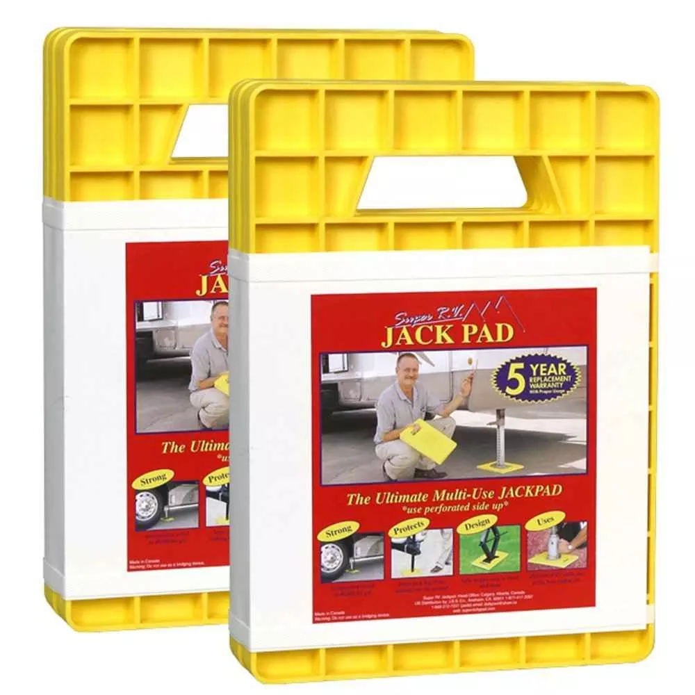 AP Products 007-47257 Trailer Stabilizer Jack Stand Pad - Yellow