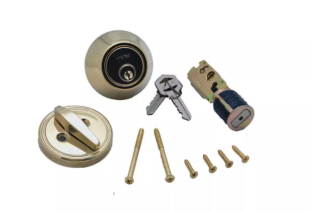 AP Products 013-222 Entry Door Lock - Gold - Knob
