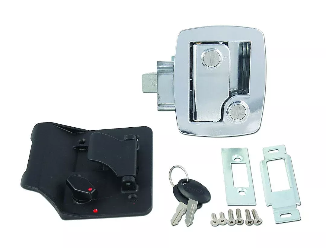 AP Products 013-535 Entry Door Lock - Silver - Paddle