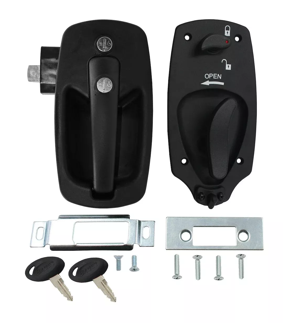AP Products 013-536 Entry Door Lock - Black - Lever