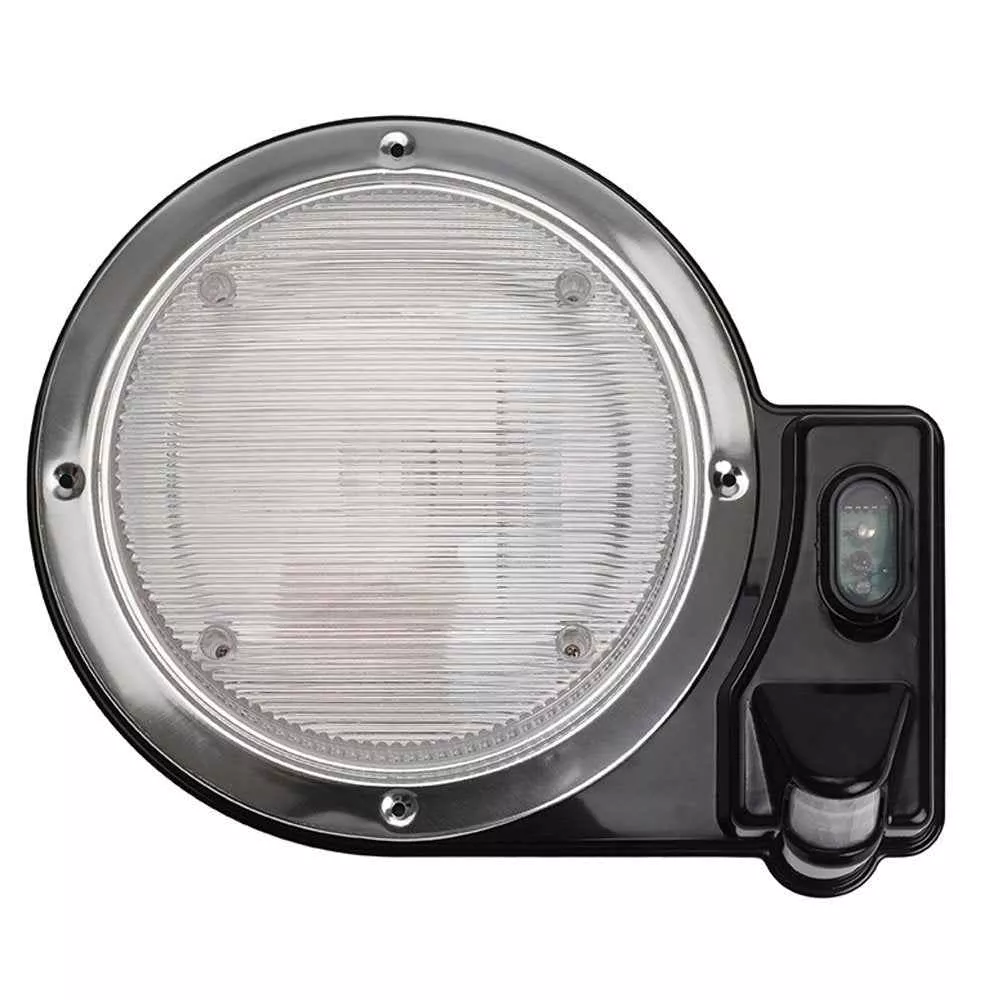 AP Products 016-SL2000B Round Motion Porch Light