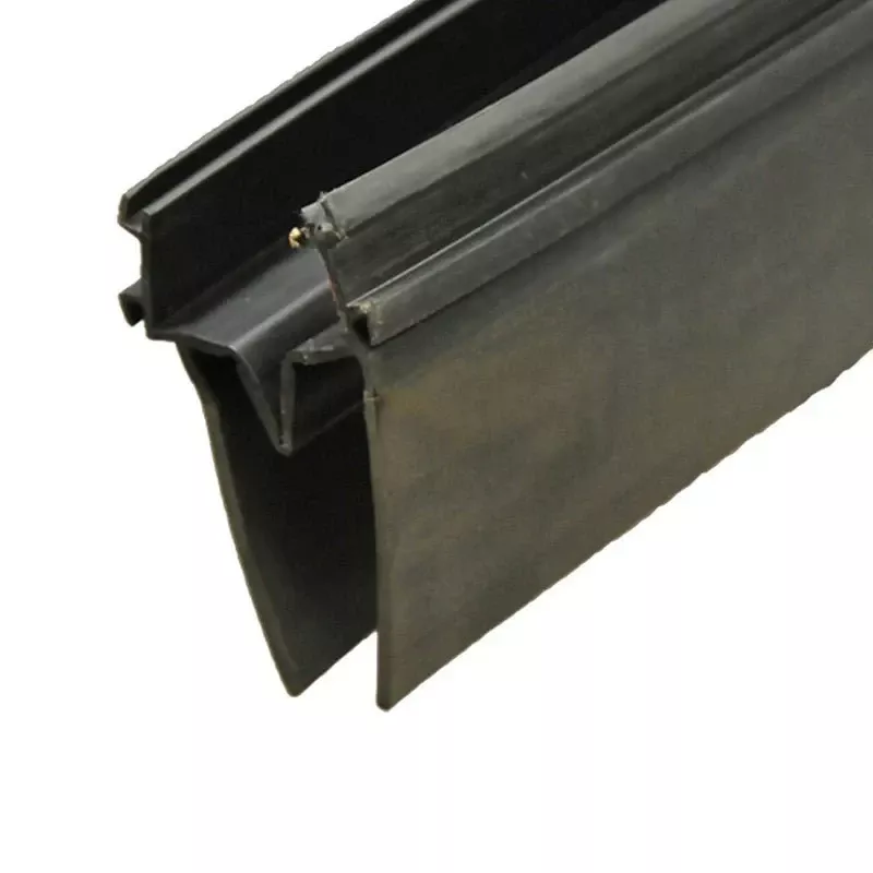 AP Products 018-2030-168 Slide Out Seal, Double EKD Seal Base With 2-3/8" Wiper, 2" Thickness x 3-3/16" Width x 14 Foot Length, Black