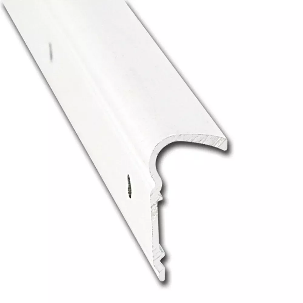 AP Products 021-51101-8 Roof Edge Non-Insert - 8 ft, Polar White