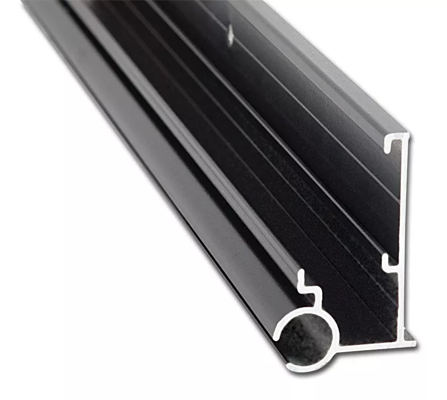 AP Products 021-56302-16 Gutter/Awning Rail - 16 ft, Black