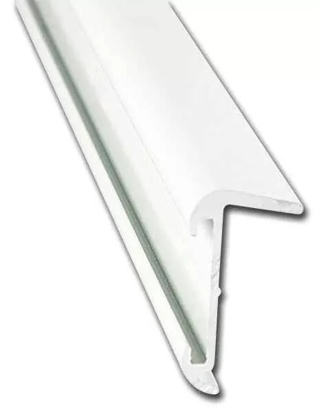 AP Products 021-57401-8 Insert Roof Edge - 8 ft, Polar White