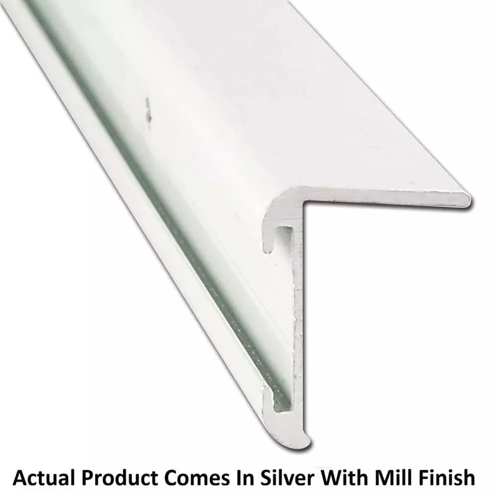 AP Products Corner Molding - 8 ft, Silver – 021-85203-8