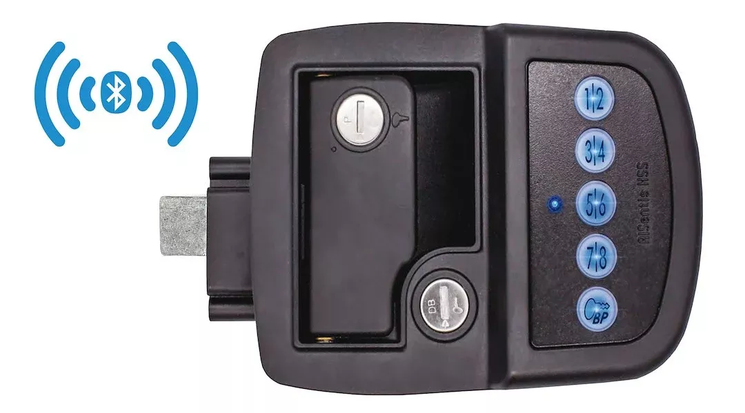 AP Products Entry Door Lock - Black - Paddle – 013-5091