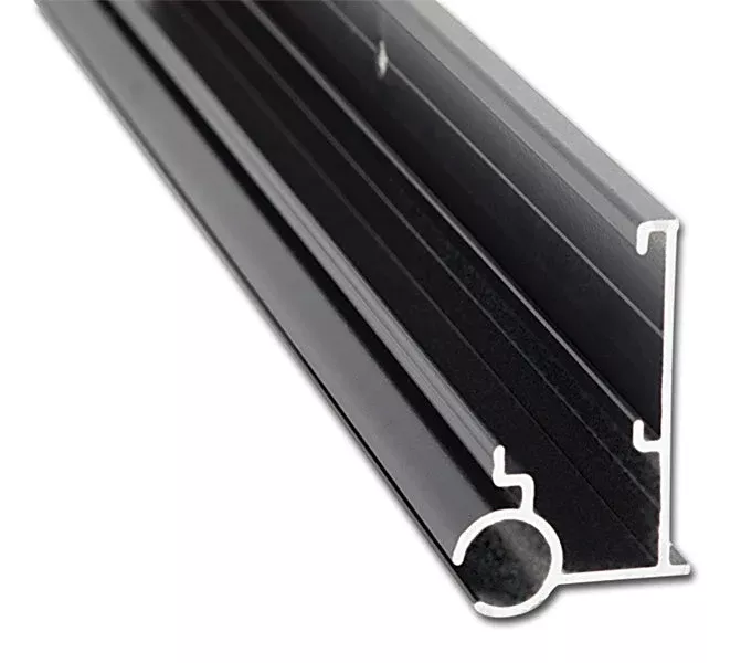 AP Products Gutter/Awning Rail - 8 ft, Black – 021-56302-8