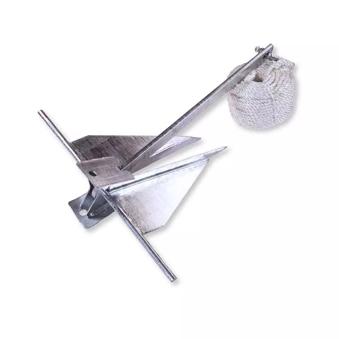 Aqua Pro Marine M41211 Fluke Boat Anchor - 8.5 lb, Galvanized Steel