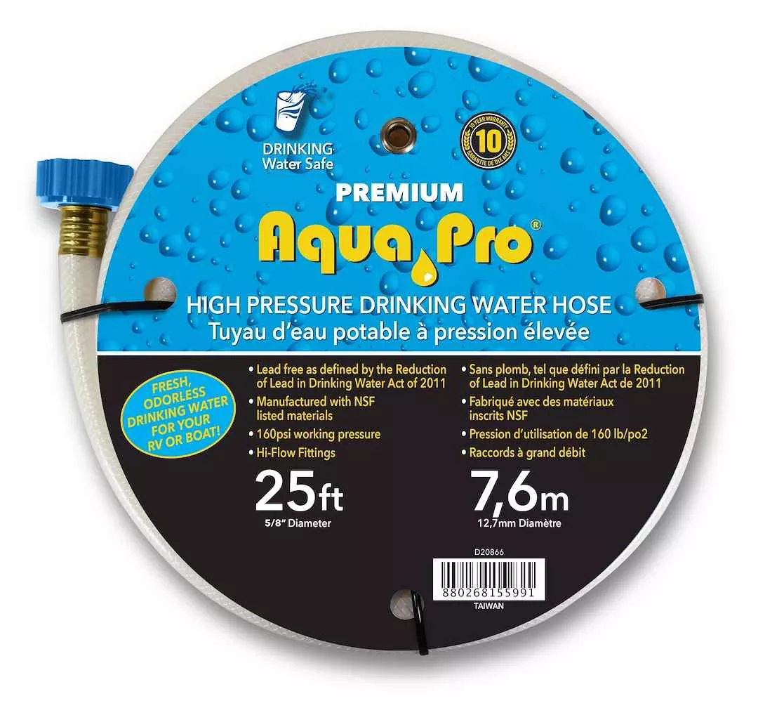 Aqua Pro W20866 Fresh Water Hose - 5/8 in ID x 25 ft