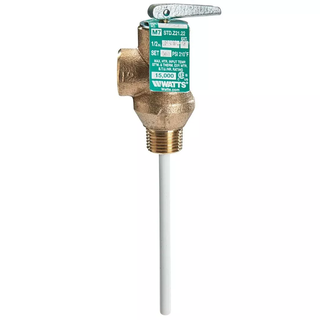 AquaLock 0121325 Water Heater Relief Valve - 1/2 in NPT, 150 PSI