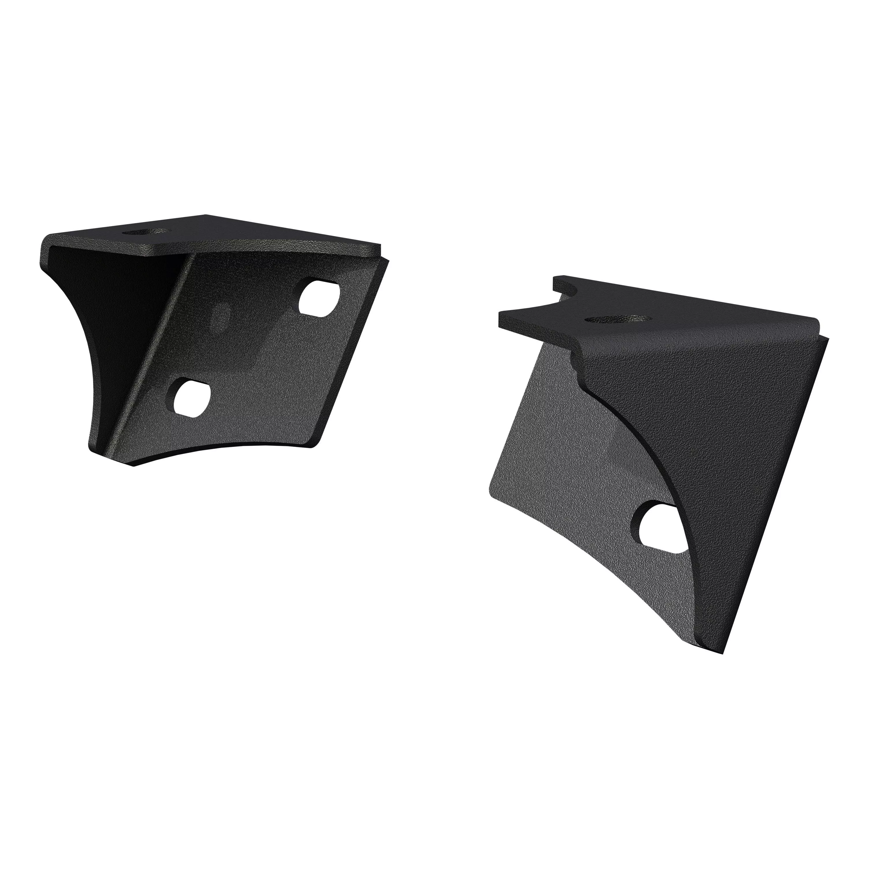 AR15800 - Jeep Wrangler JK Windshield Light Brackets, LEDs Sold Separately - 2018 Jeep Wrangler JK, 2007-2017 Jeep Wrangler