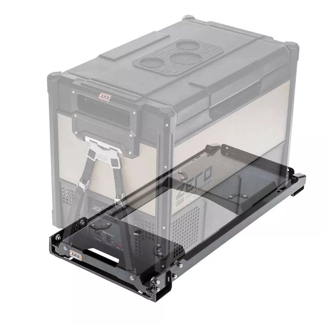 ARB 10900048 ZERO Fridge Slide - ARB Zero 63QT/ 73QT/ 78QT, Black