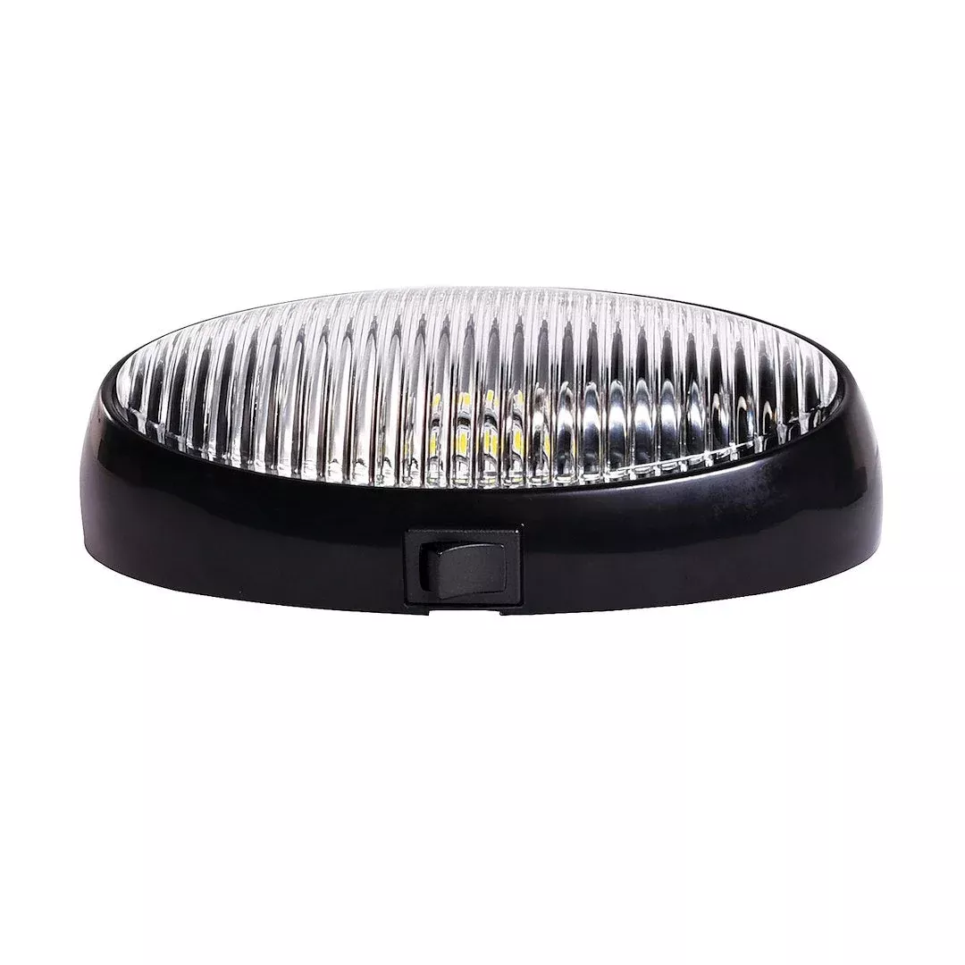 Arcon 20681 12V LED Porch Light - Black, Switched