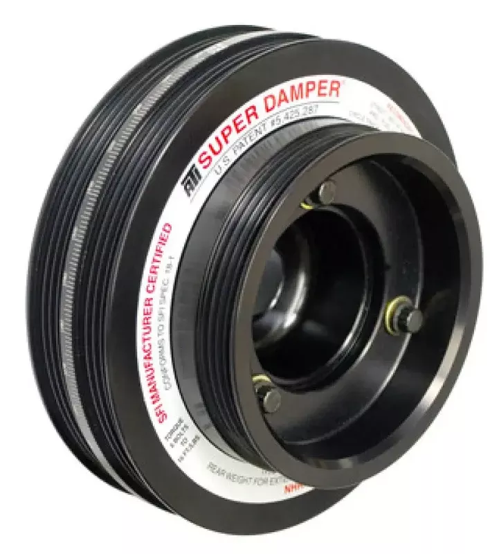 ATI Damper – 6.20in – Alum – 3 & (2) 4 Grv – Nissan – KA24 – 1Pc