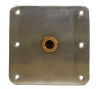 Attwood Marine Boat Seat Pedestal Base Plate - Non-Threaded – 6773