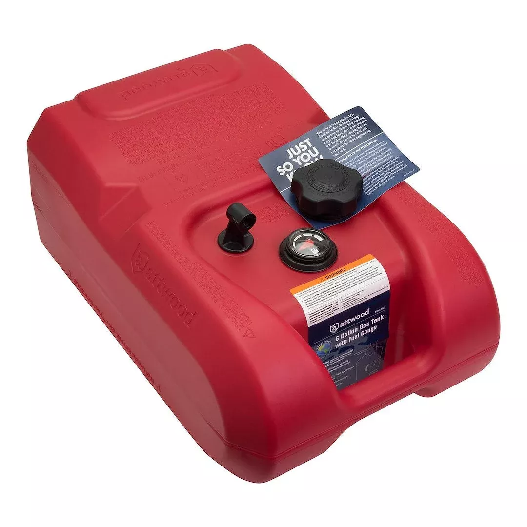 Attwood Marine Fuel Tank - 6 Gallon – 8806LPG2