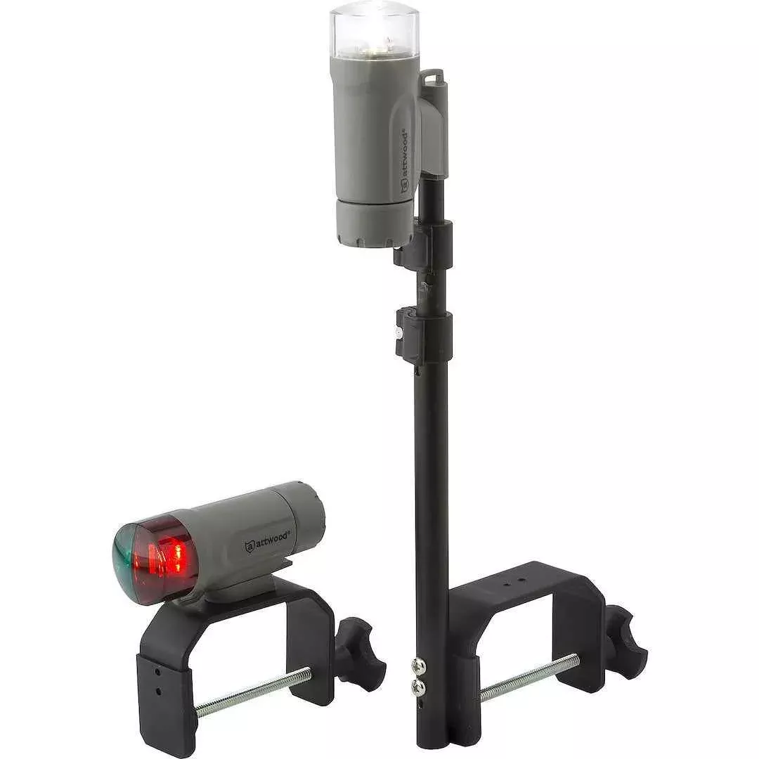Attwood Marine Portable LED Bow and Stern Navigation Light Kit – 14190-7