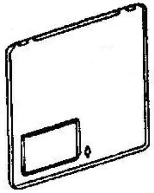 Atwood 93963 Water Heater Access Door 10 Gallon, Black