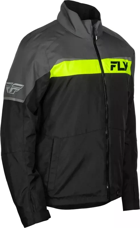 Aurora Insulated Weatherproof Jacket Grey Black Warmth