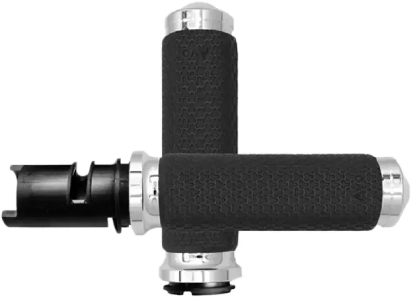 AVON Chrome Twist Grip with Memory Foam Comfort for Harley-Davidson MF-63A-CH-F24