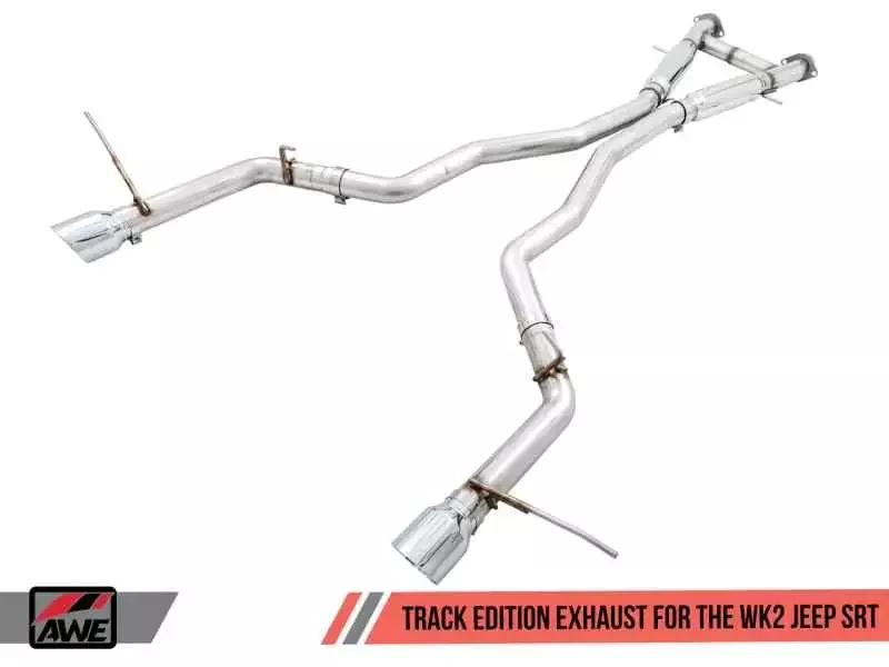 AWE Tuning 2020 Jeep Grand Cherokee SRT Track Edition Exhaust – Chrome Silver Tips