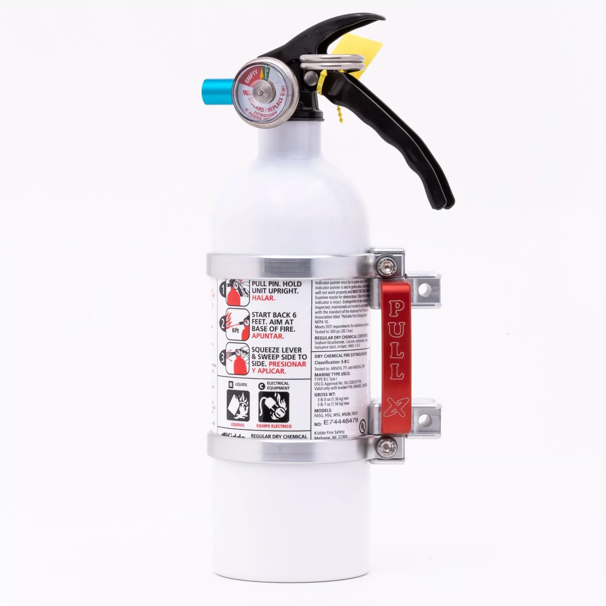 AXIA QUICK RELEASE MOUNT SILVER W/2 LB. KIDDE EXTINGUISHER - 12-9208