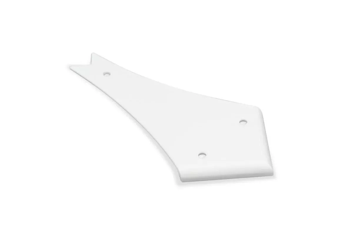 B&B Molders 94288 4-1/2' Slide Out Corner Guard Extrusion, Polar White