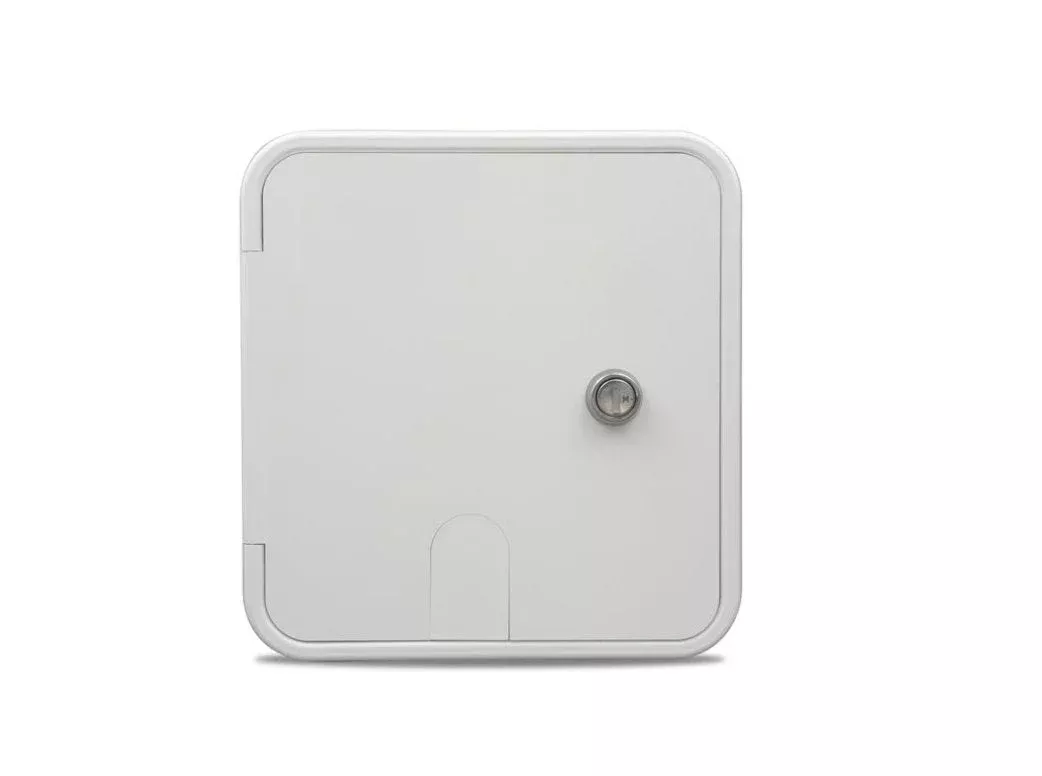 B&B Molders 94337 Large 30/50 Amp Electric Cable Hatch, White