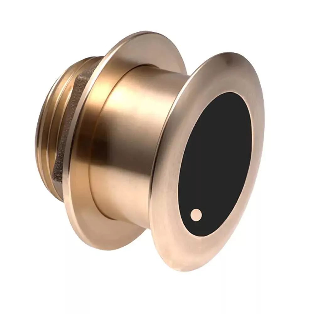 B164 Bronze Thru-Hull Transducer w/Humminbird 9 Plug – 7-Pin – 20-deg