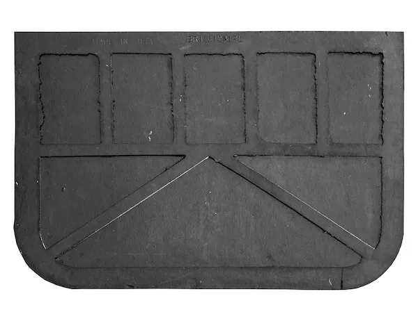 B1812LSP - Heavy Duty Black Rubber Mudflaps 18x12 Inch