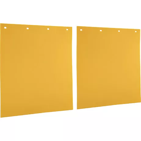 B24PPY - Super Durable Yellow Polymer Mudflaps 24x24 Inch