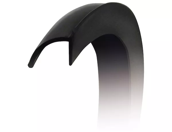 B52169 - Black Rubber Blind Mount Fender Extension