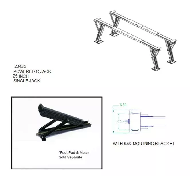 BAL RV Manual Retractable-Arm Stabilizer - 25 in Travel – 23425