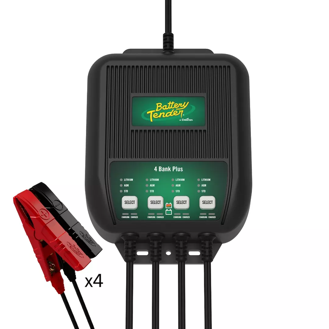 Battery Tender 12V Four-Battery Charger - 1.25A, Four-Stage – 0220148DLW