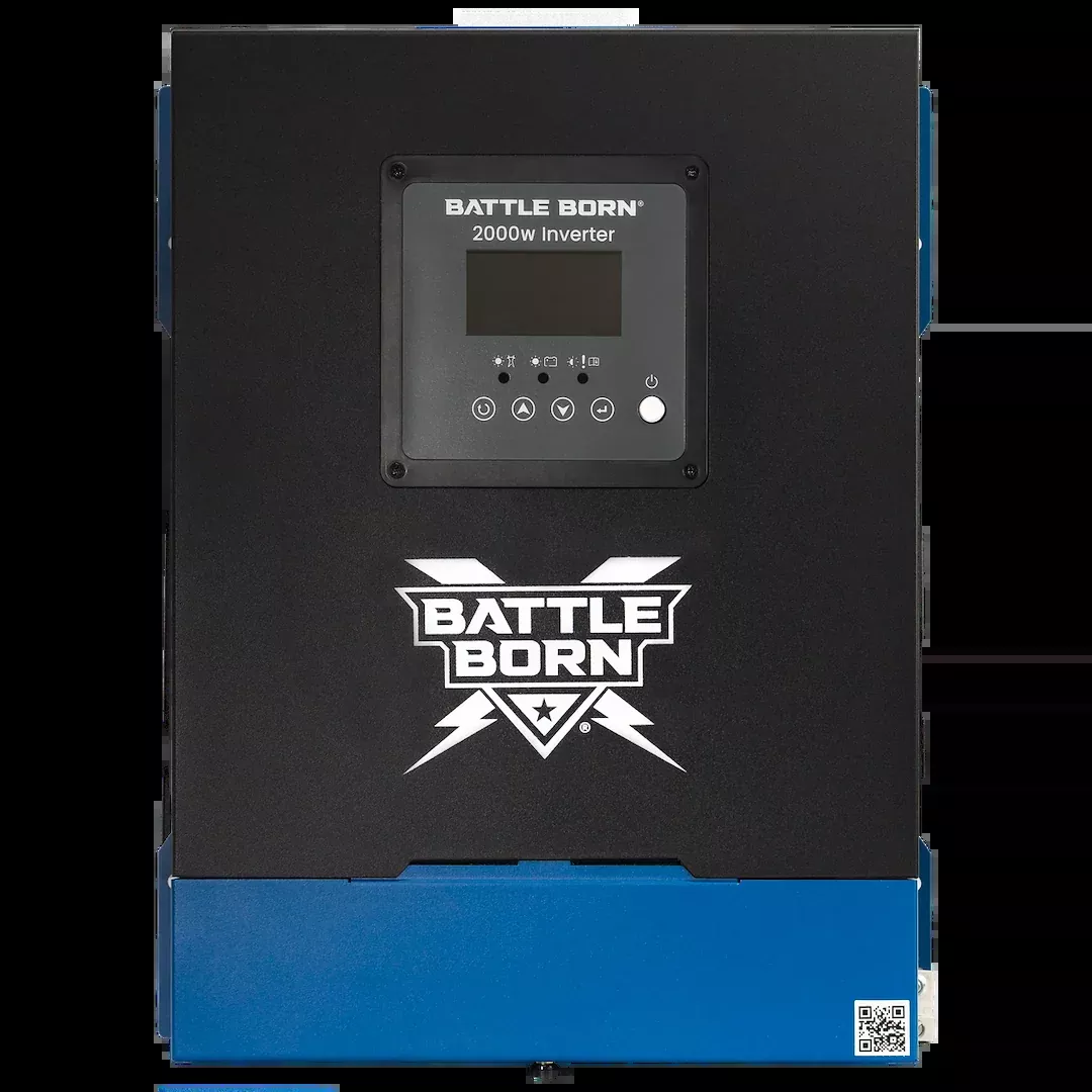 Battle Born Batteries BBI2000 2000W Power Inverter, 12V DC to 120V AC
