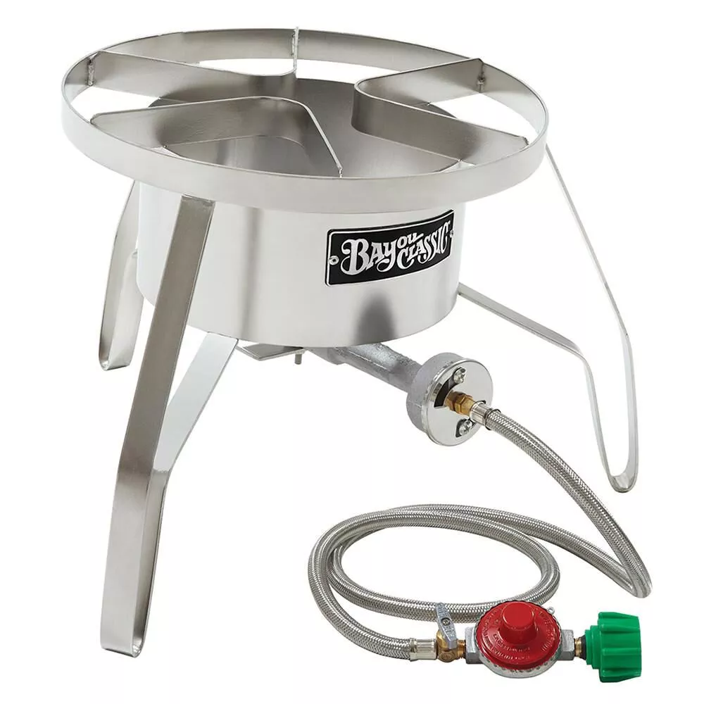 Bayou Classic Stainless HP Cooker 14" wide, 10 psi