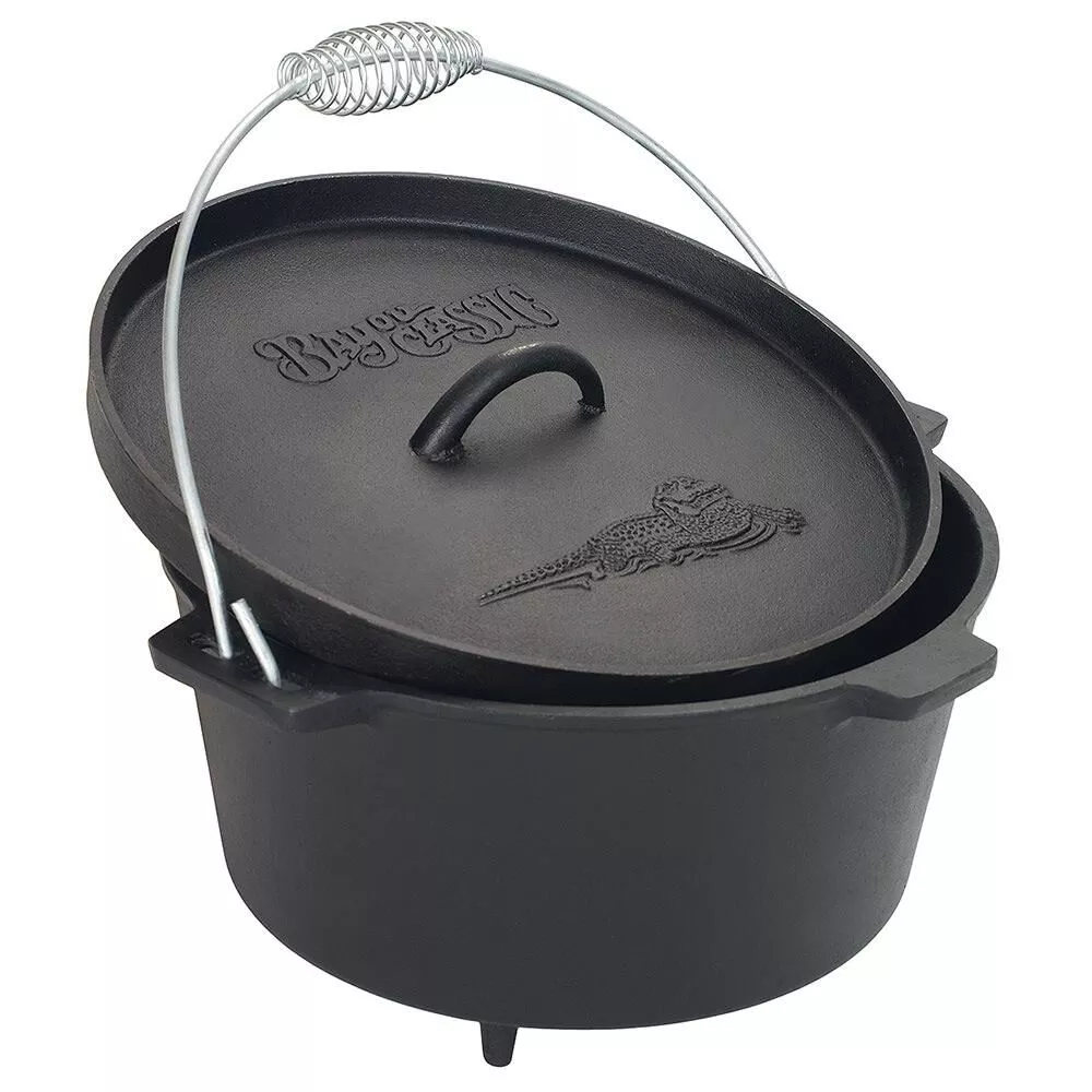 Bayou Classic8-qt Cast Iron Dutch Oven With Feet