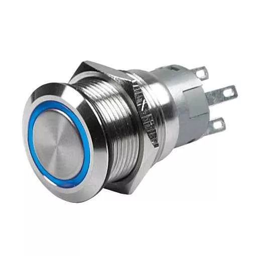 BEP 5A Stainless Push Button Switch – 0511000401