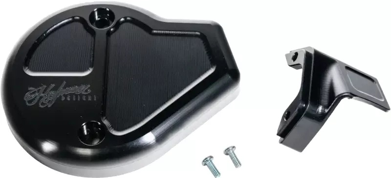 Black Aluminum Timer Cover with Sensor Kit for 2023 Bagger