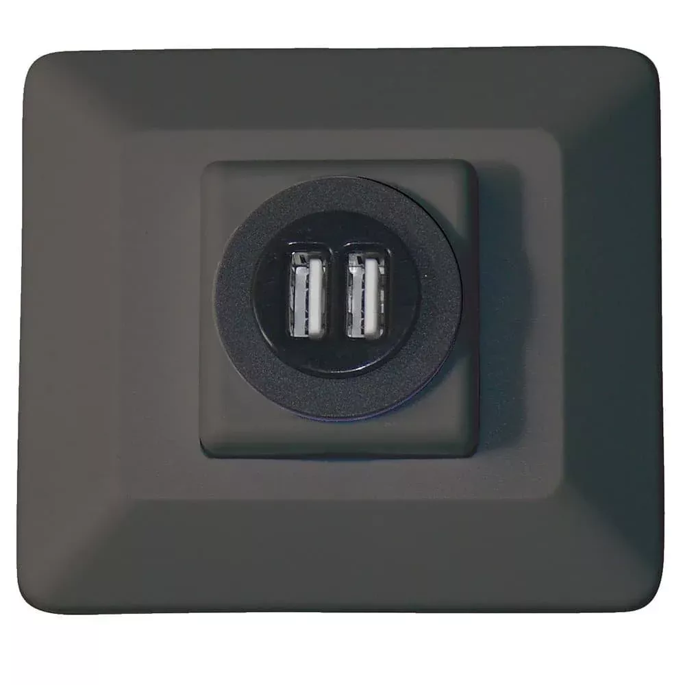 Black USB Charger Set
