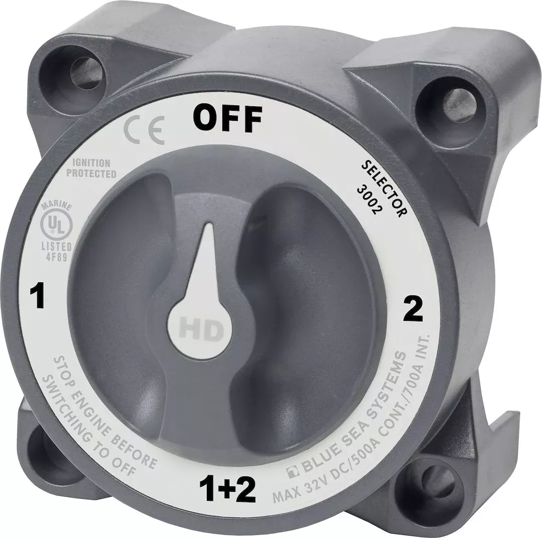 Blue Sea 3002-BSS 4-Position Battery Selector Switch - 32V