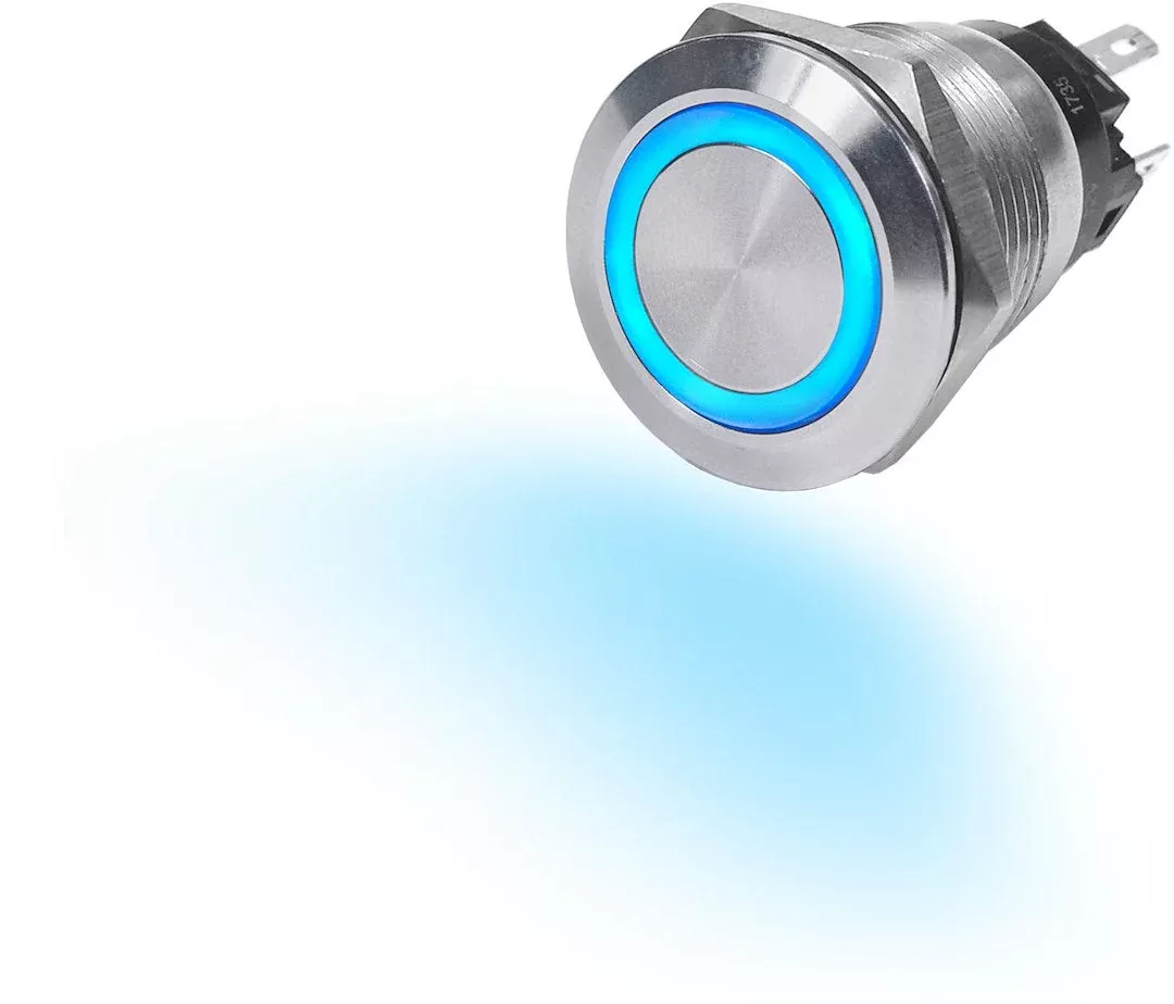 Blue Sea 4161-BSS 10A Momentary Push Button Switch