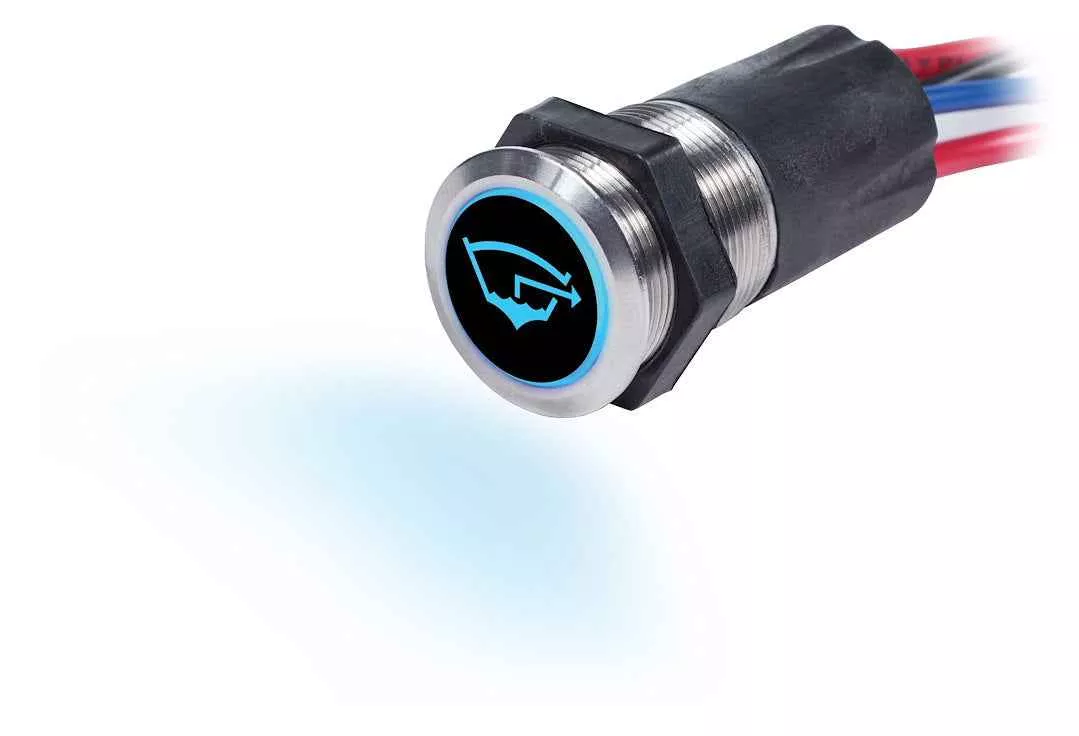 Blue Sea 4180-BSS 15A Push Button Switch